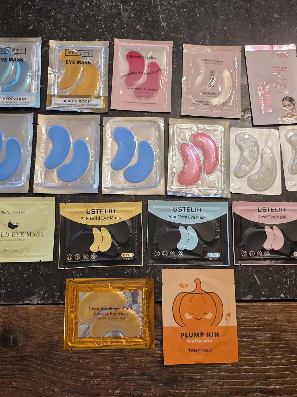 17x Eye Masks--All New And Sealed.